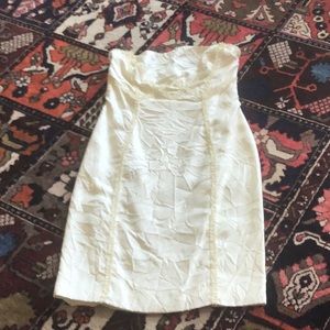 Gianni Versace cream dress.